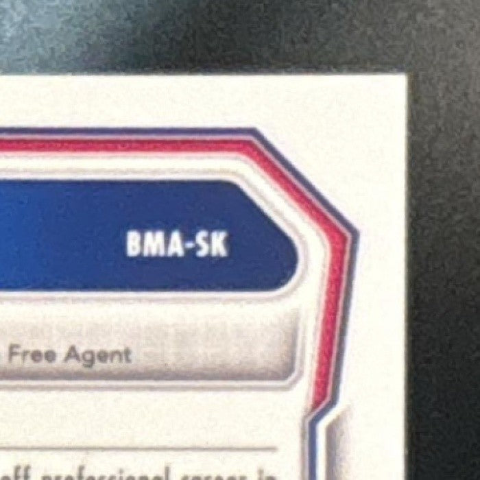 2026 Bowman Mega Box Seong-Jun Kim Chrome Prospect Auto Purple Mojo /199 - Sports Cards