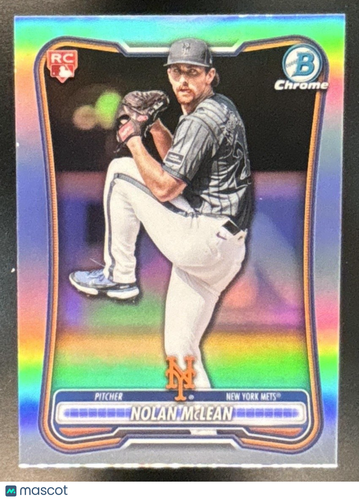 2026 Bowman Nolan McLean Chrome Rookie Red RC Variation #85 New York Mets - Sports Cards