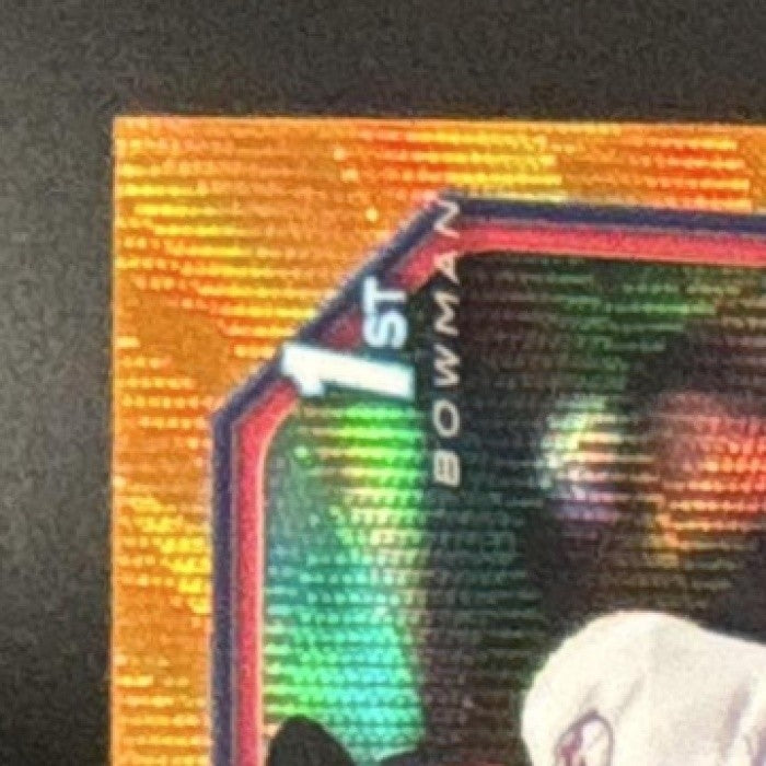2026 Bowman Riley Nelson Chrome Auto Orange Wave /25 1st Prospect Guardians - Sports Cards