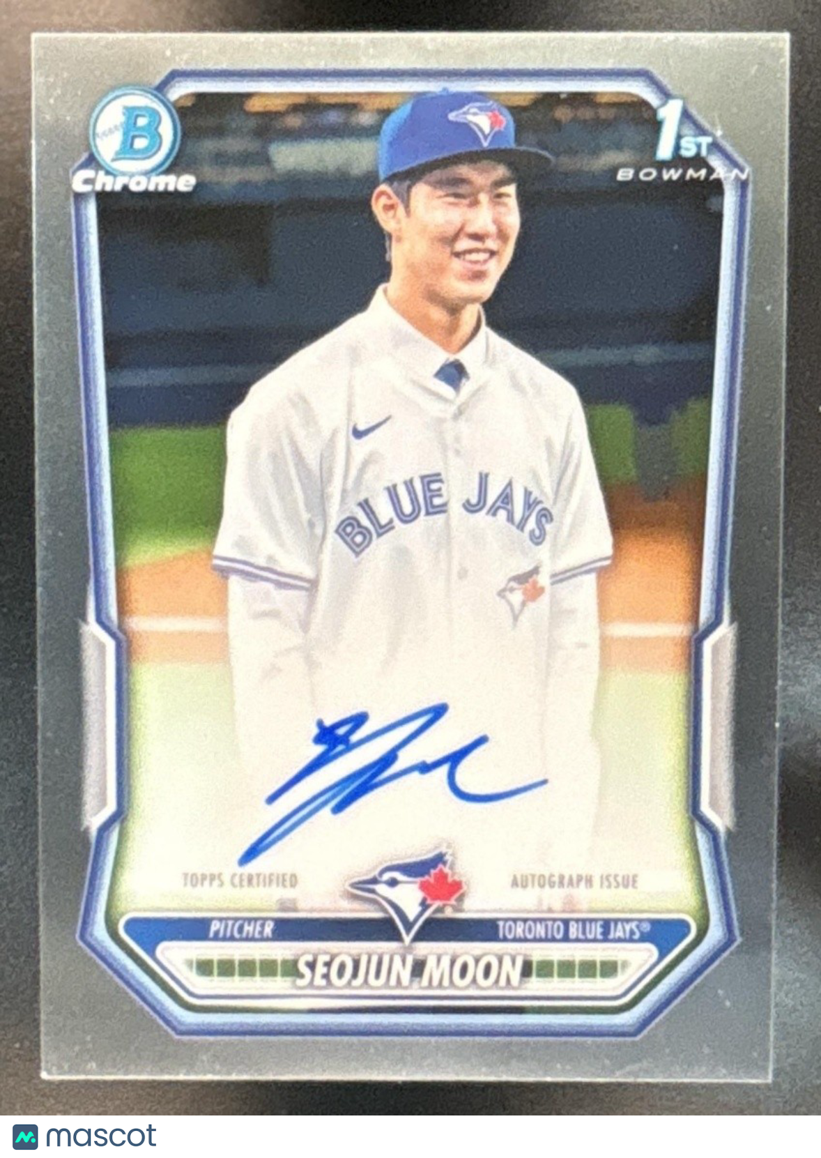 2026 Bowman Seojun Moon Chrome Auto #CPA-MS 1st Prospect Toronto Blue Jays - Sports Cards