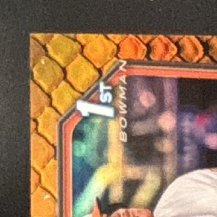 2026 Bowman Victor Figueroa Chrome Reptilian Orange /25 #BCP-117 1st Prospect - Sports Cards
