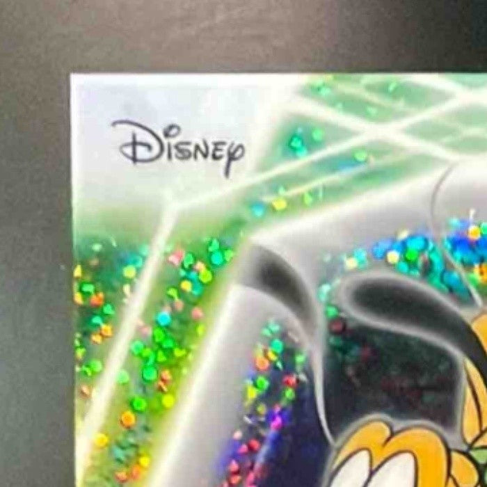 2026 Disney Neon Bill Farmer Pluto Chrome Etch Auto Black Speckle Refractor 2/10 - Non-Sports Cards