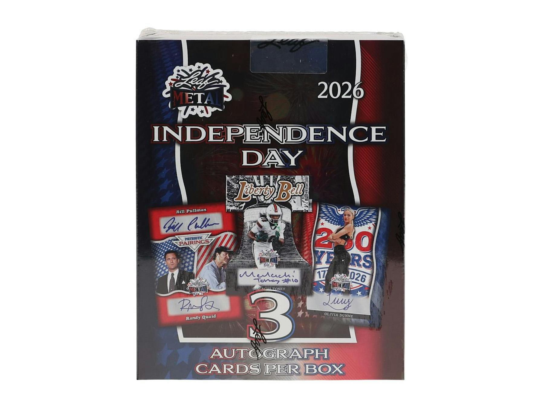 2026 Leaf Metal Independence Day Hobby Box (3 Autographs) - Hobby Box