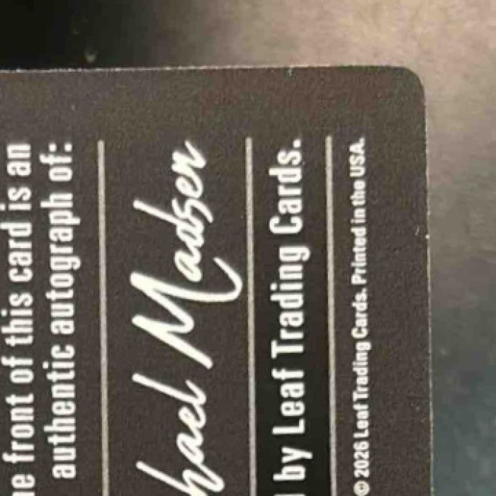 2026 Leaf Metal Pop Century Michael Madsen And...Action! Auto /2 #AA-MM1 - Non-Sports Cards