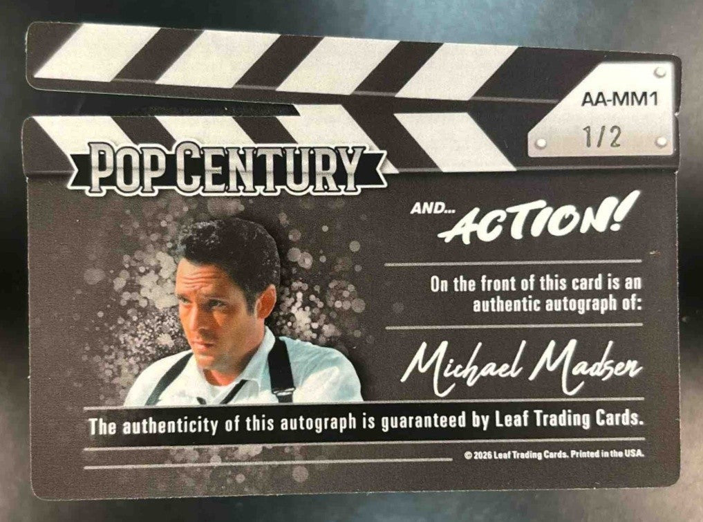 2026 Leaf Metal Pop Century Michael Madsen And...Action! Auto /2 #AA-MM1 - Non-Sports Cards