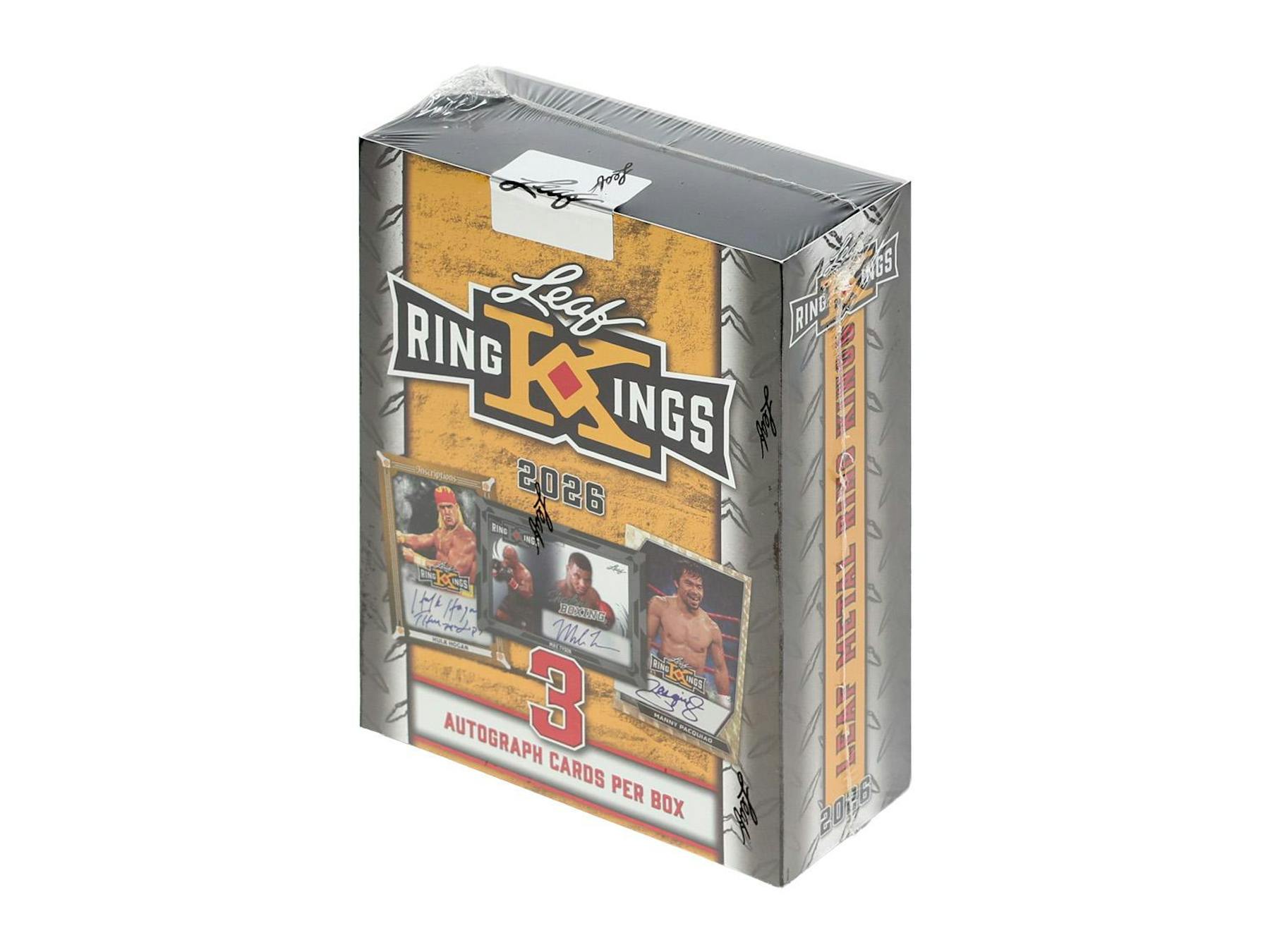 2026 Leaf Metal Ring Kings Boxing Wrestling MMA Hobby Box (3 Autos) - Hobby Box