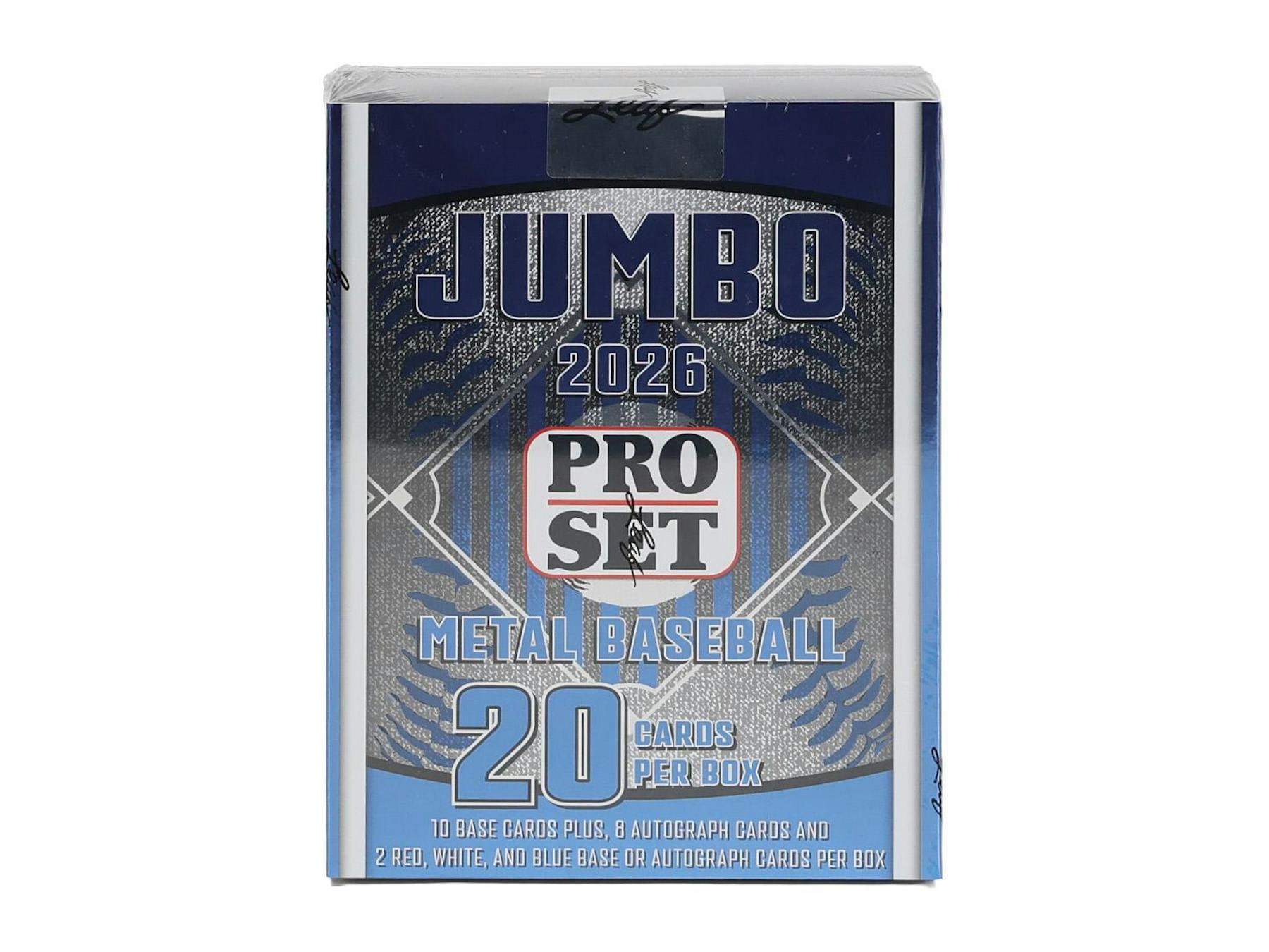2026 Leaf Pro Set Metal Baseball Hobby Jumbo Box (8 Autos) - MLB Hobby Box