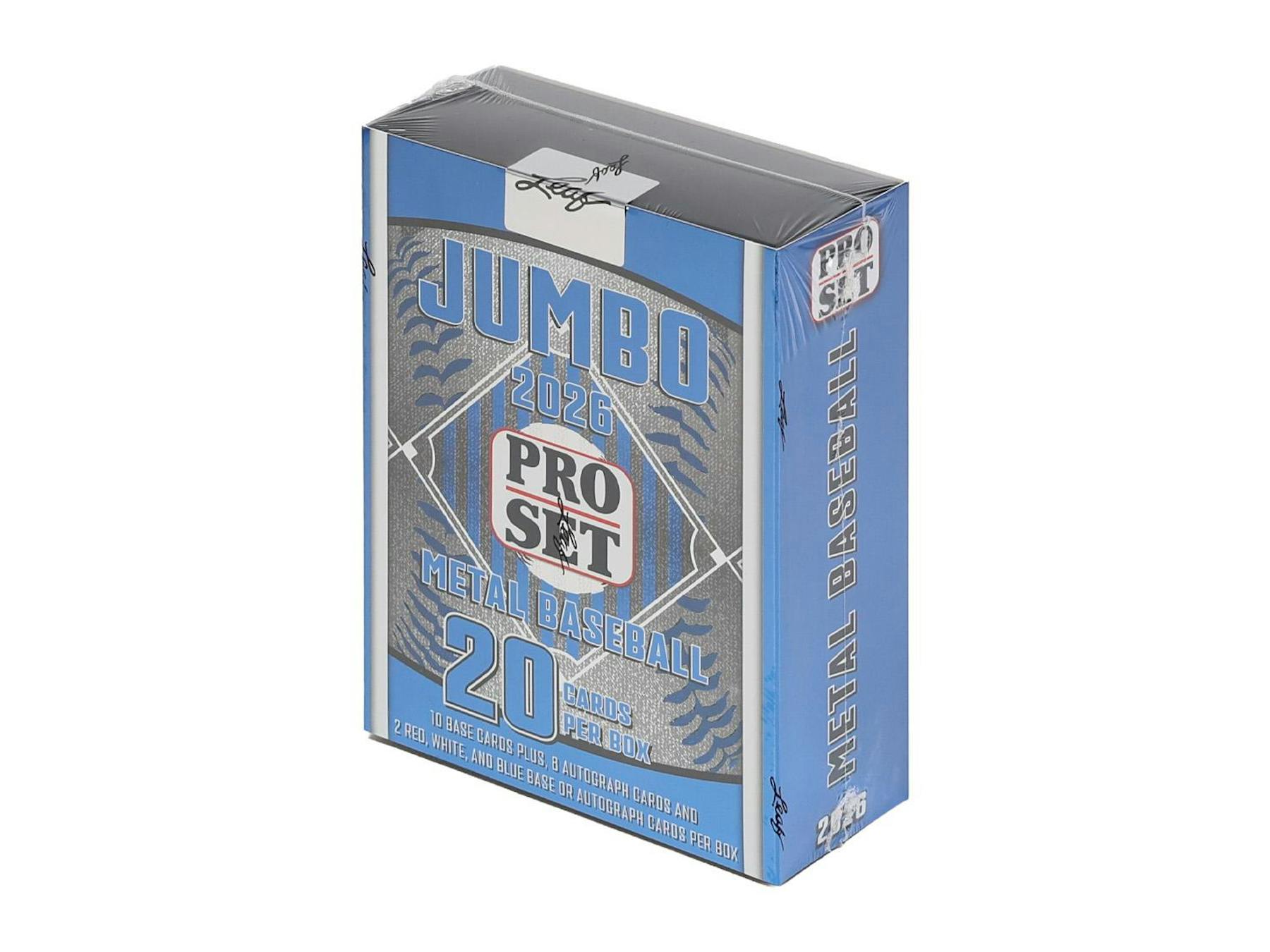 2026 Leaf Pro Set Metal Baseball Hobby Jumbo Box (8 Autos) - MLB Hobby Box