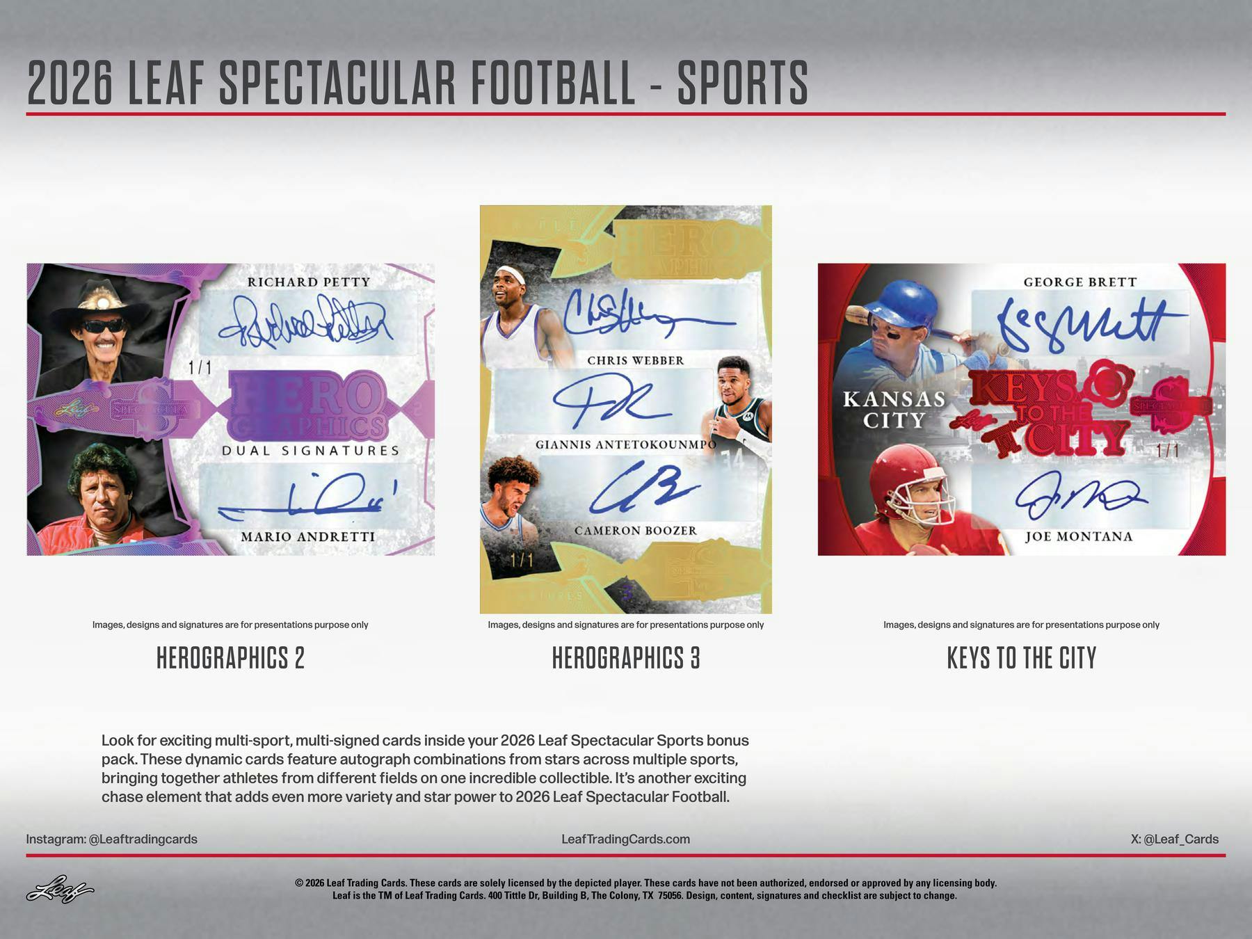 2026 Leaf Spectacular Football Hobby Box (6 Premium Cards) - Hobby Box
