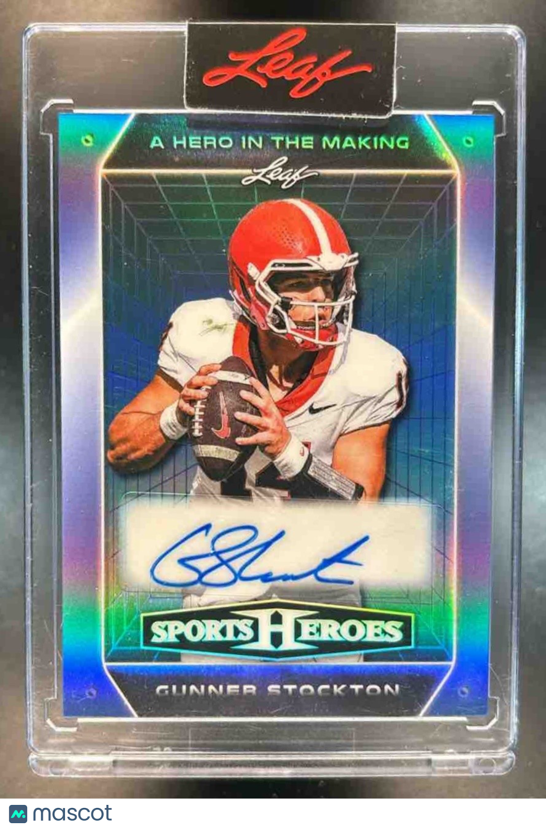 2026 Leaf Sports Heros Gunner Stockton A Hero In The Making Auto Silver /9 Auto - Sports Cards