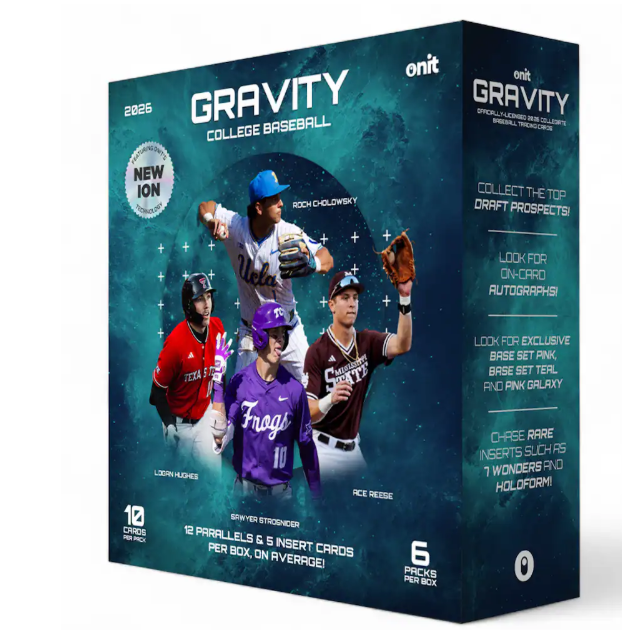 2026 Onit Baseball Gravity Mega Box (Collegiate Baseball) - Hobby Box