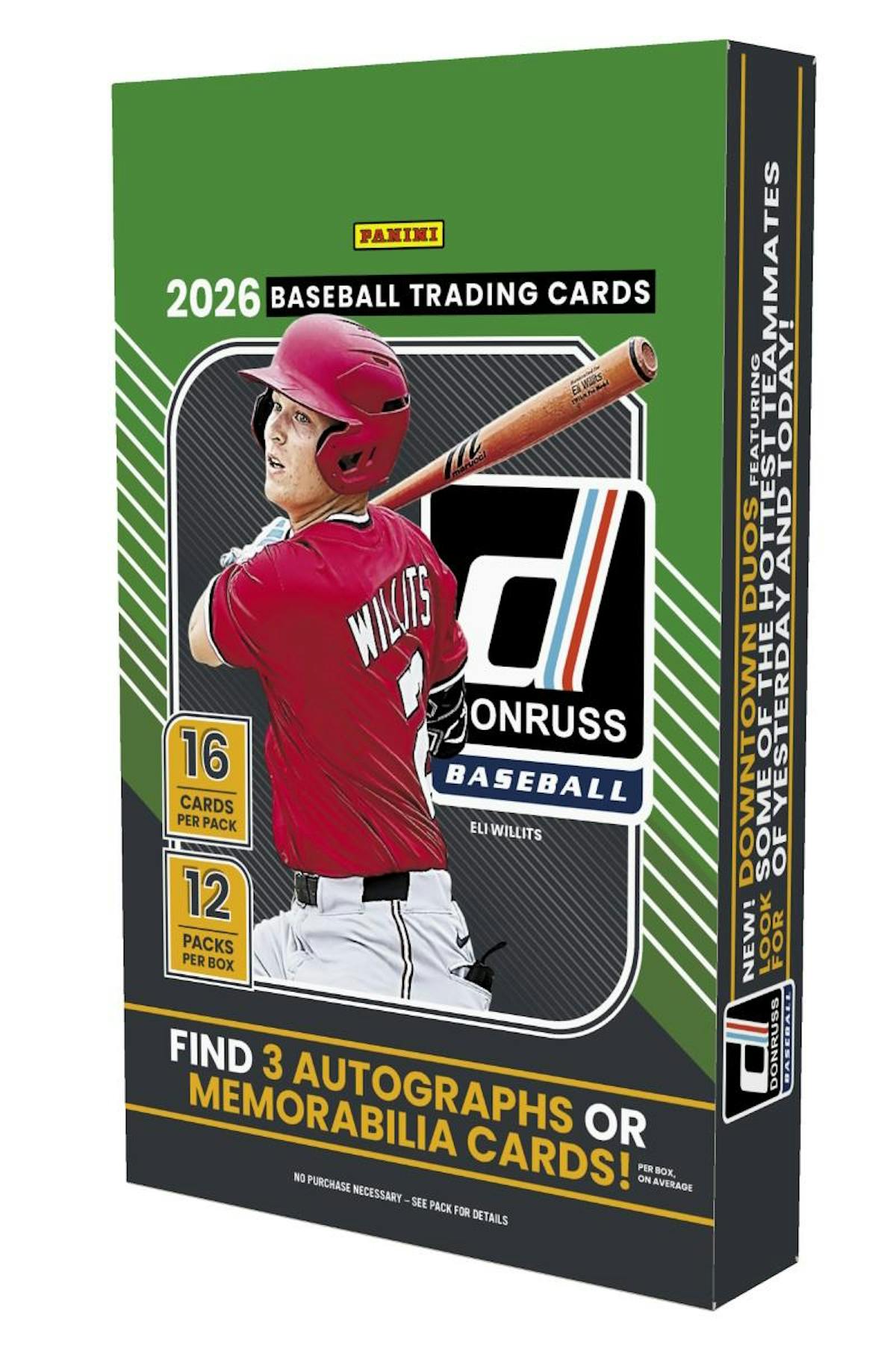 2026 Panini Donruss Baseball Hobby Box (2 Auto or Mem) - MLB hobby