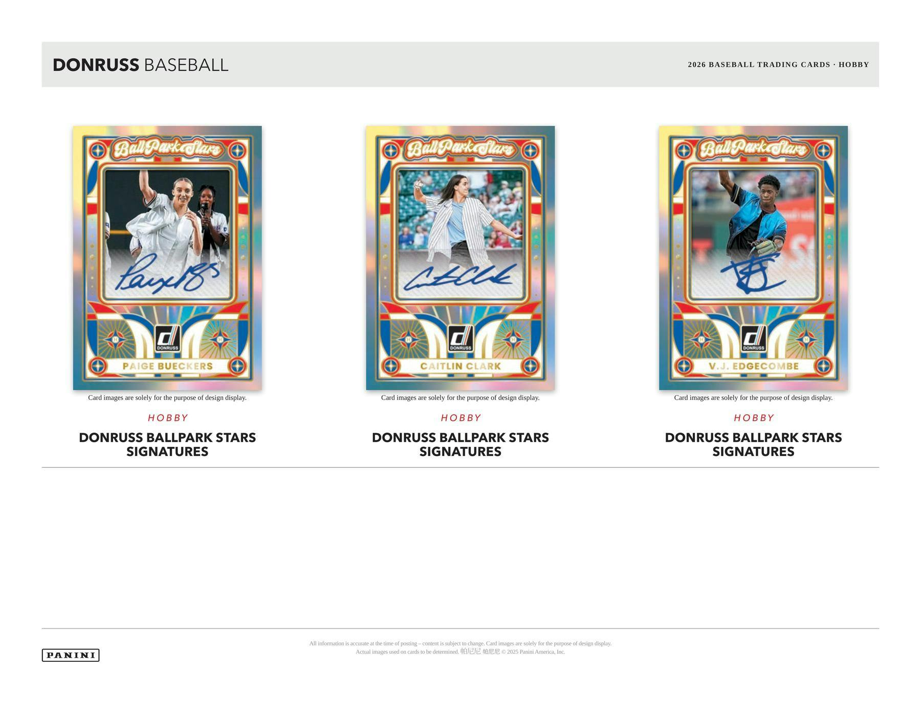 2026 Panini Donruss Baseball Hobby Box (2 Auto or Mem) - MLB hobby