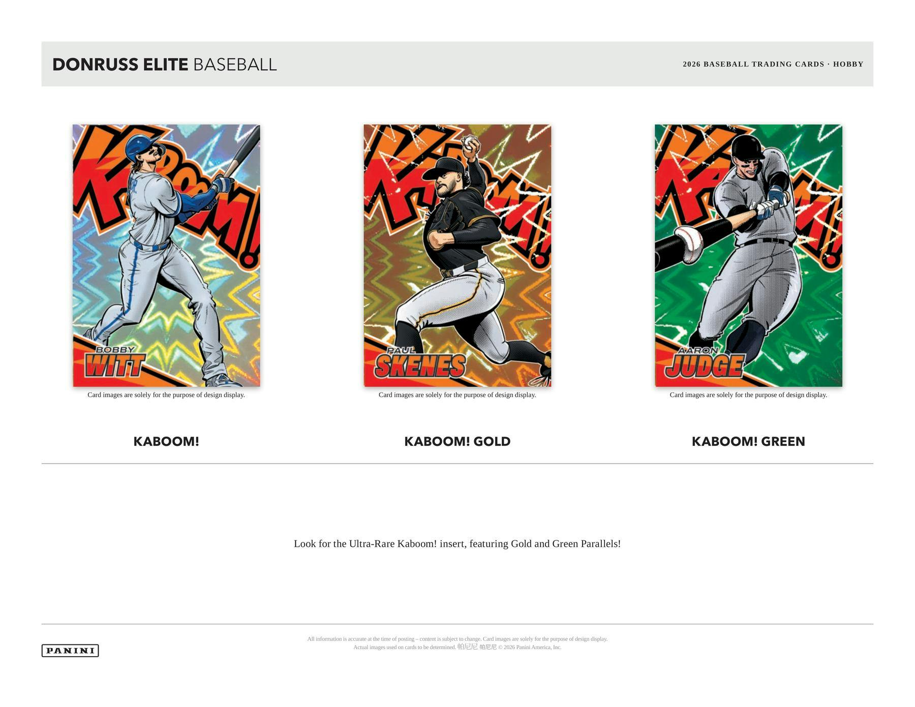 2026 Panini Donruss Elite Baseball Hobby Box (2 Auto) Kaboom?? - MLB hobby