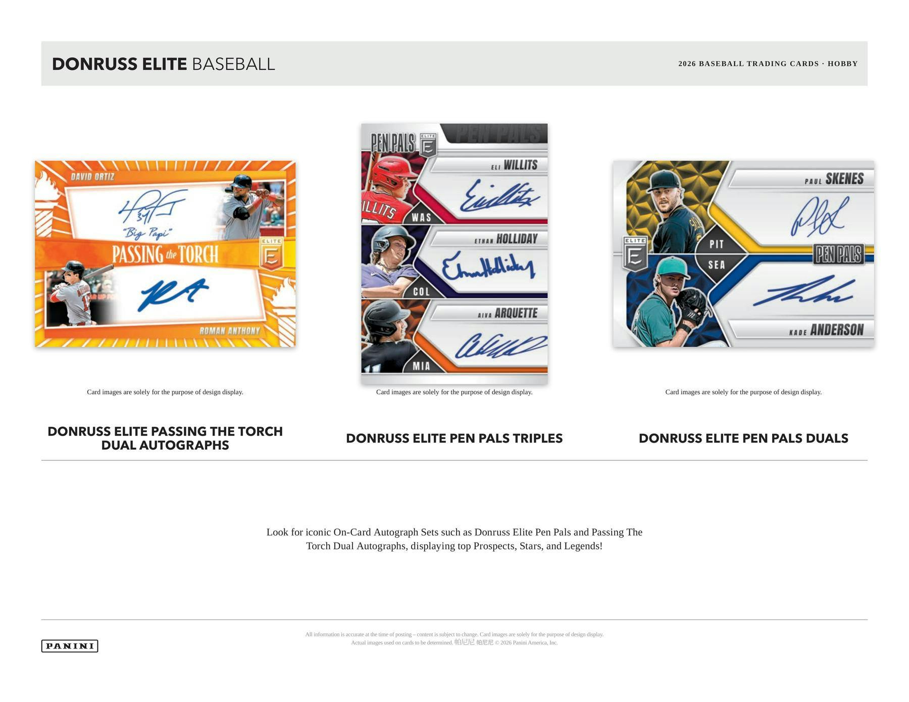 2026 Panini Donruss Elite Baseball Hobby Box (2 Auto) Kaboom?? - MLB hobby
