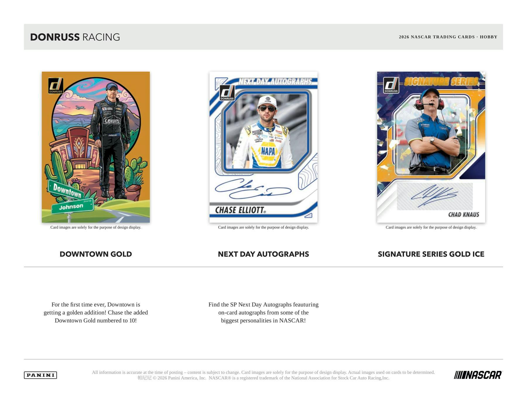 2026 Panini Donruss Racing Hobby Box (3 Auto / Mem) - Donruss blaster