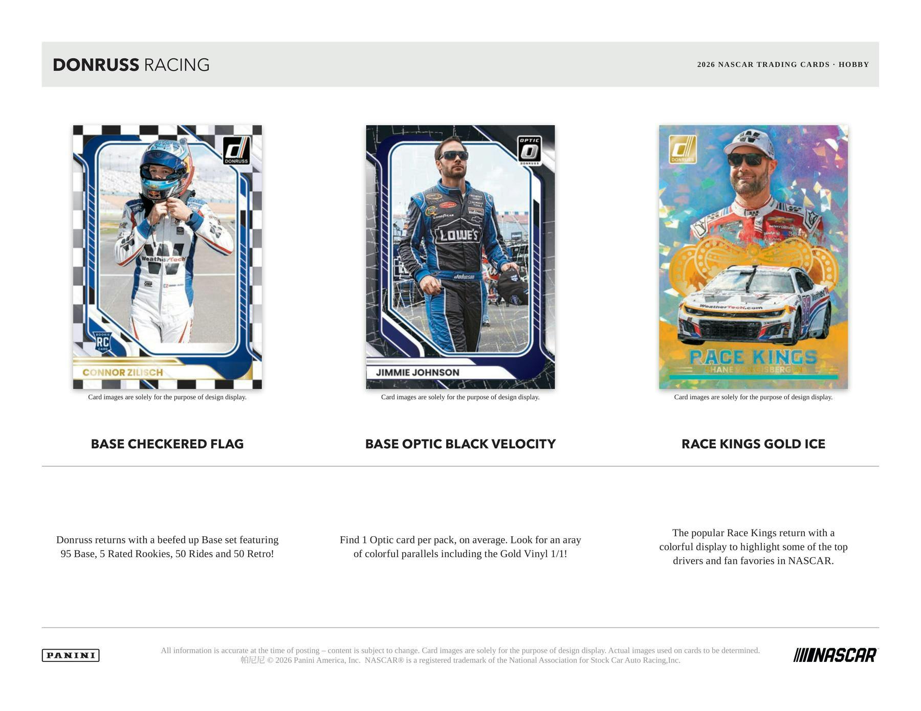 2026 Panini Donruss Racing Hobby Box (3 Auto / Mem) - Donruss blaster