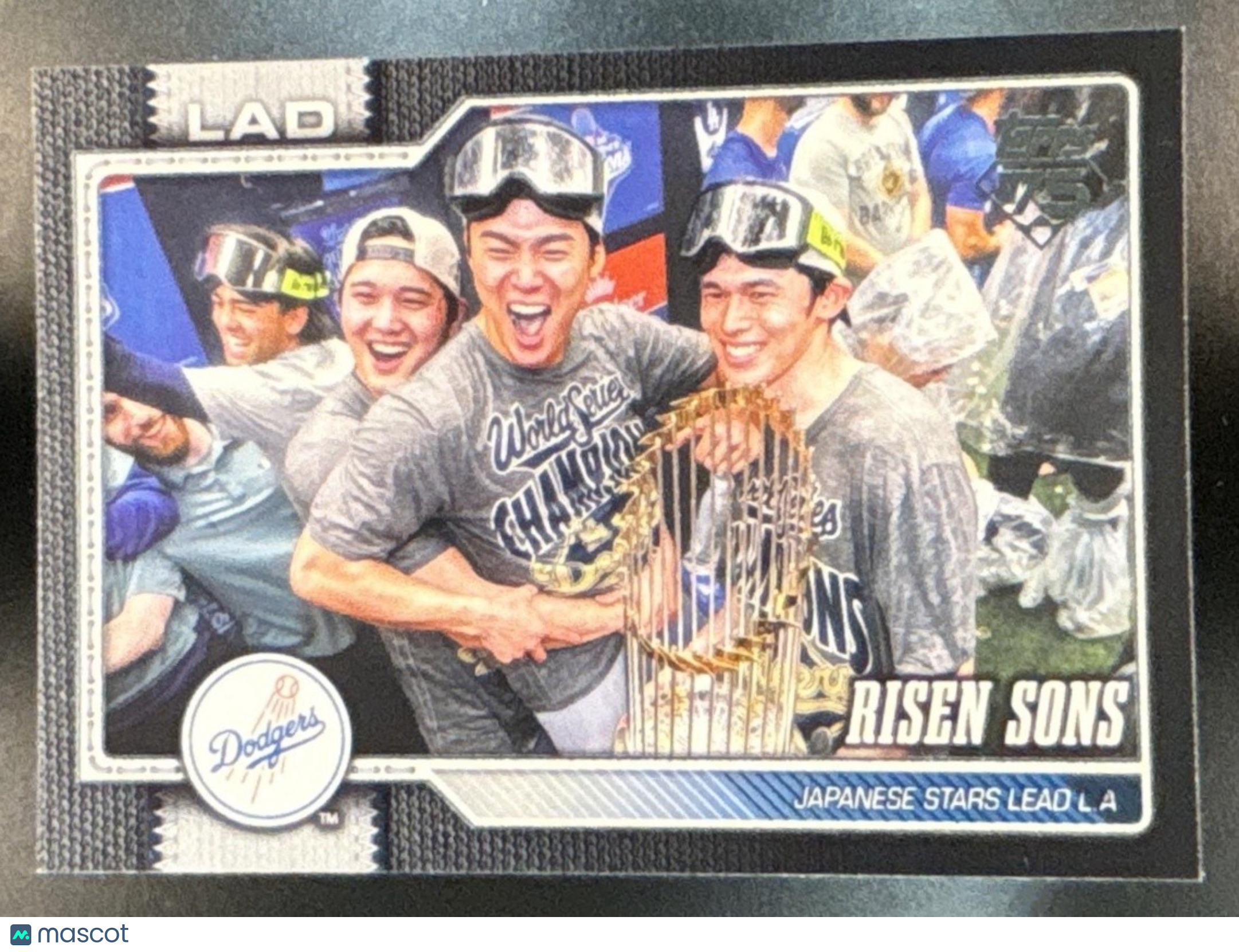 2026 Topps #642 Risen Sons 75 Years of Black /75 642 SP Combo Ohtani Dodgers - Sports Cards