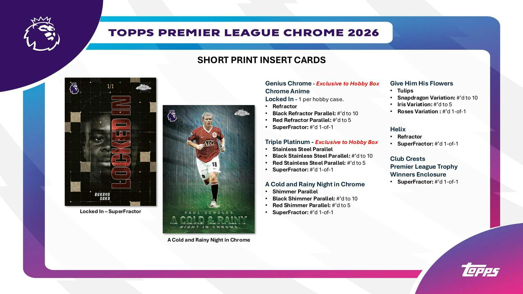 2026 Topps Chrome Premier League EPL Soccer Hobby Box (1 Auto) - Sports Collectibles