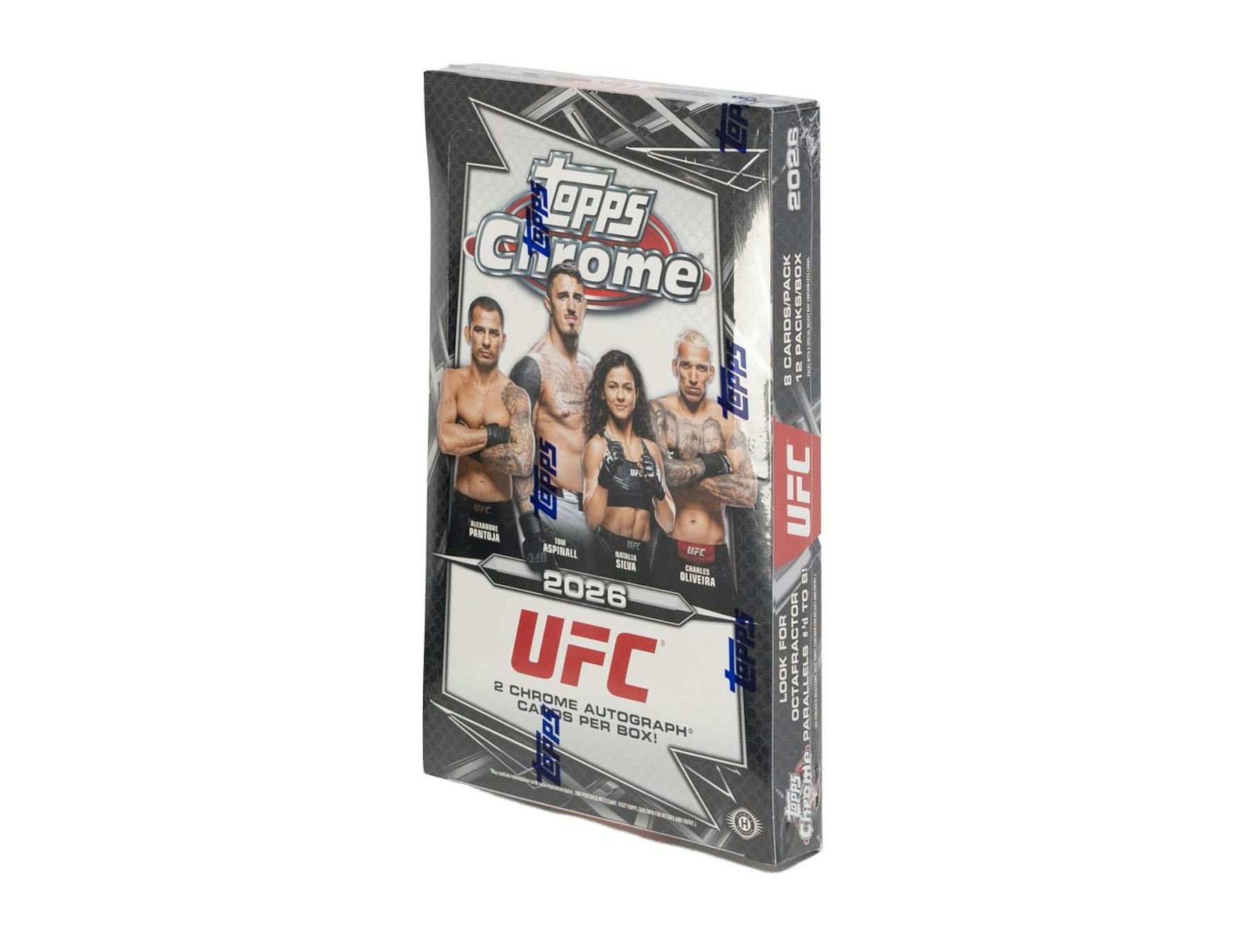 2026 Topps Chrome UFC Hobby Box (2 Autos) - Trading Cards