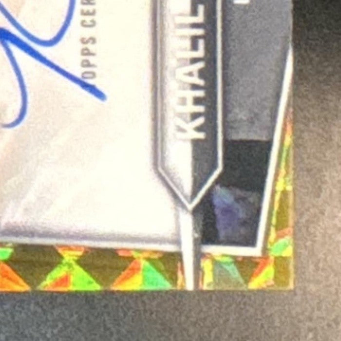 2026 Topps Chrome UFC Khalil Rountree Jr. Auto Gold Geometric /50 #BAV-KJ - Sports Cards