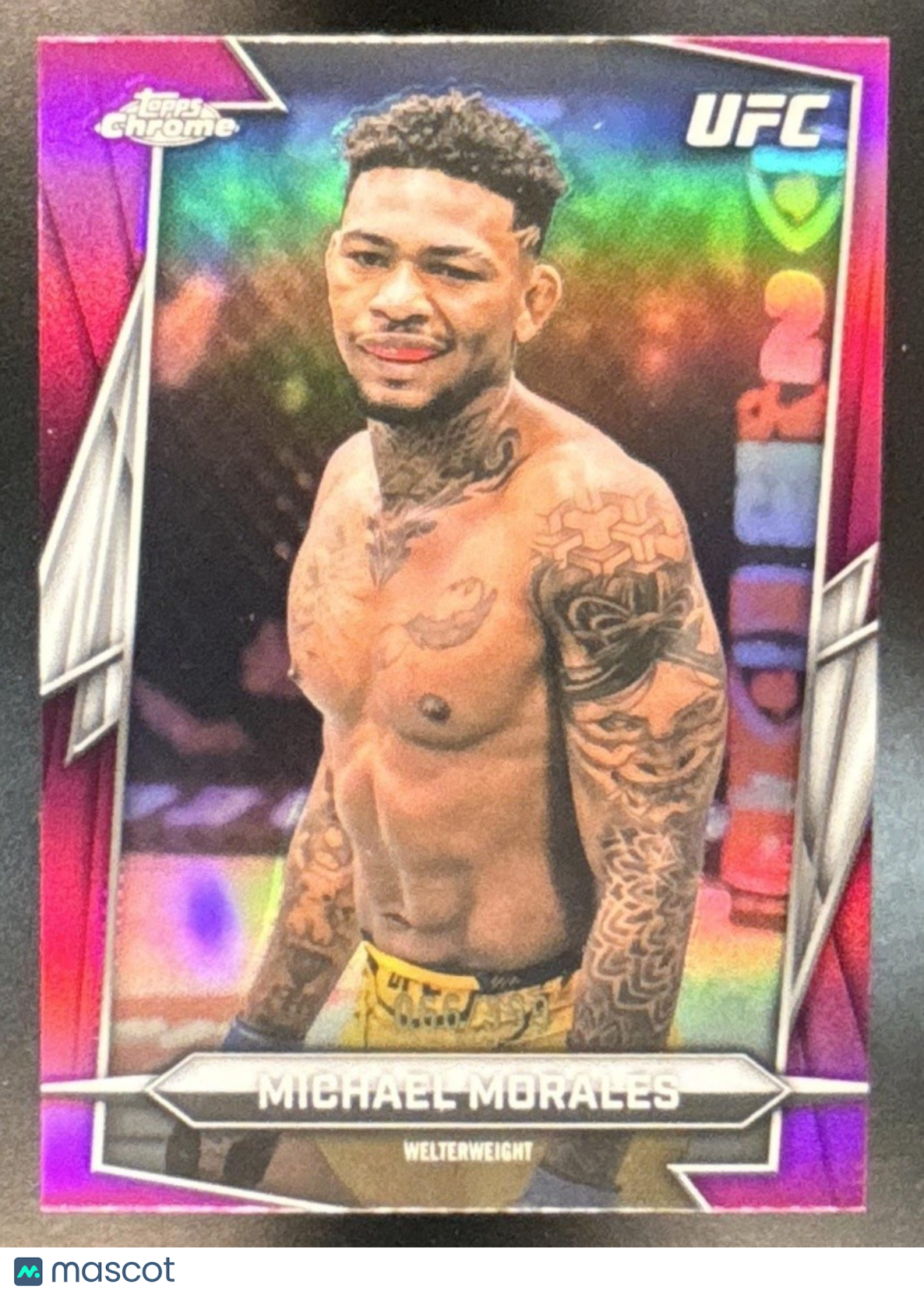 2026 Topps Chrome UFC Michael Morales Magenta Refractor /399 #67 - Sports Cards