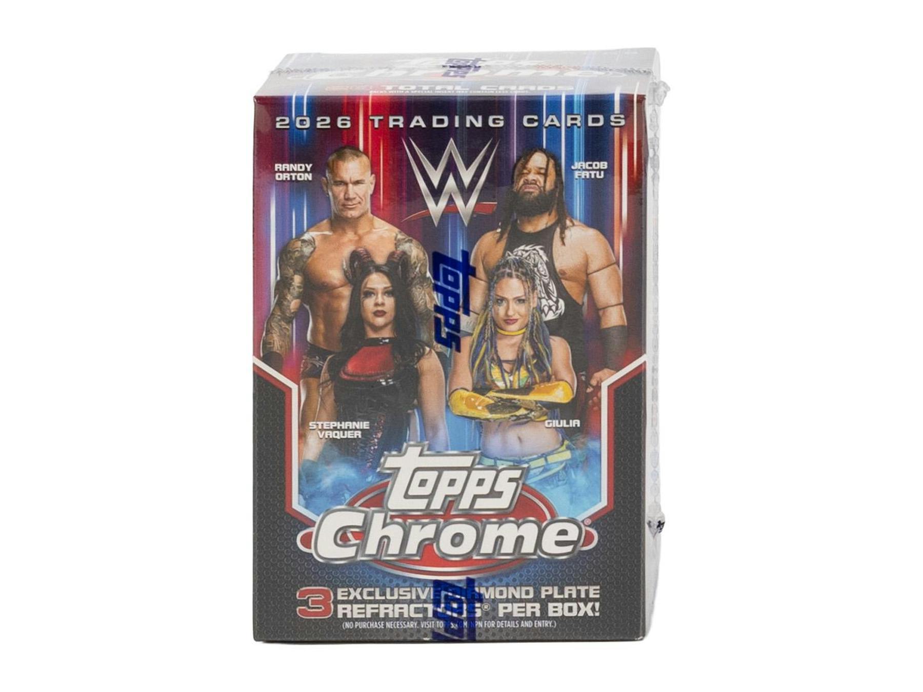 2026 Topps Chrome WWE Wrestling (Diamond Plate Refractors) - WWE Blaster