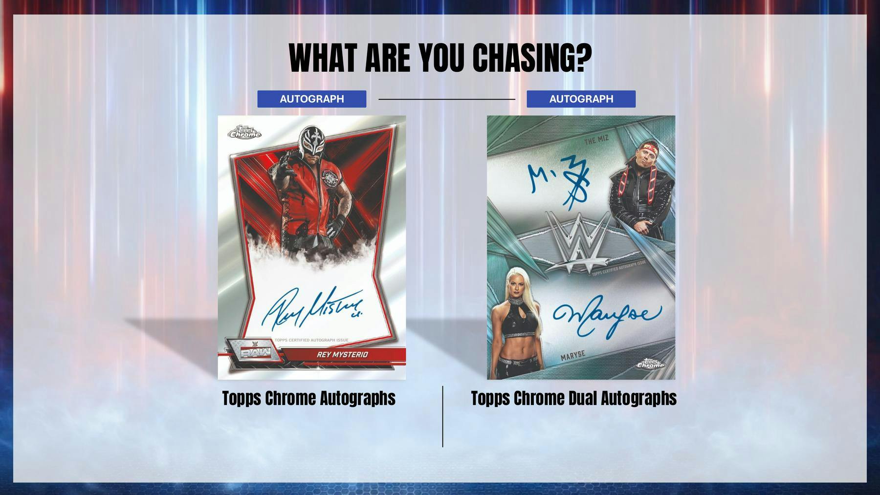 2026 Topps Chrome WWE Wrestling (Diamond Plate Refractors) - WWE Blaster