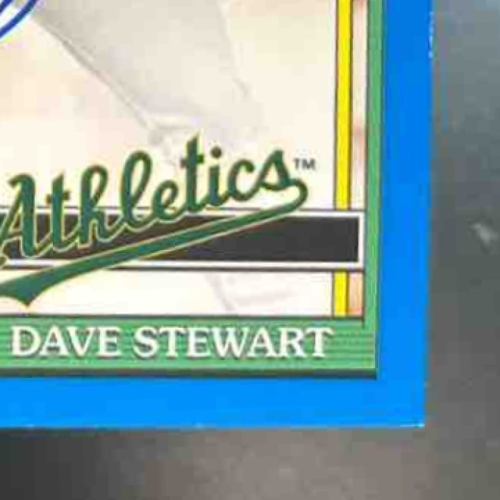 2026 Topps Dave Stewart 1991 Auto Blue /150 #91A-STE Oakland Athletics - Sports Cards