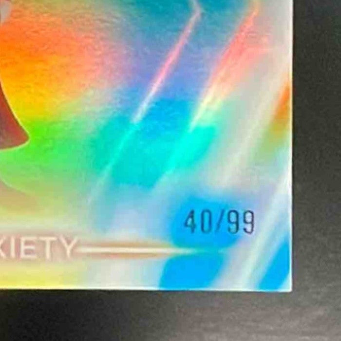 2026 Topps Disney Neon Anxiety #169 Purple/Yellow/Blue 40/99 Inside Out 2 - Non-Sports Cards