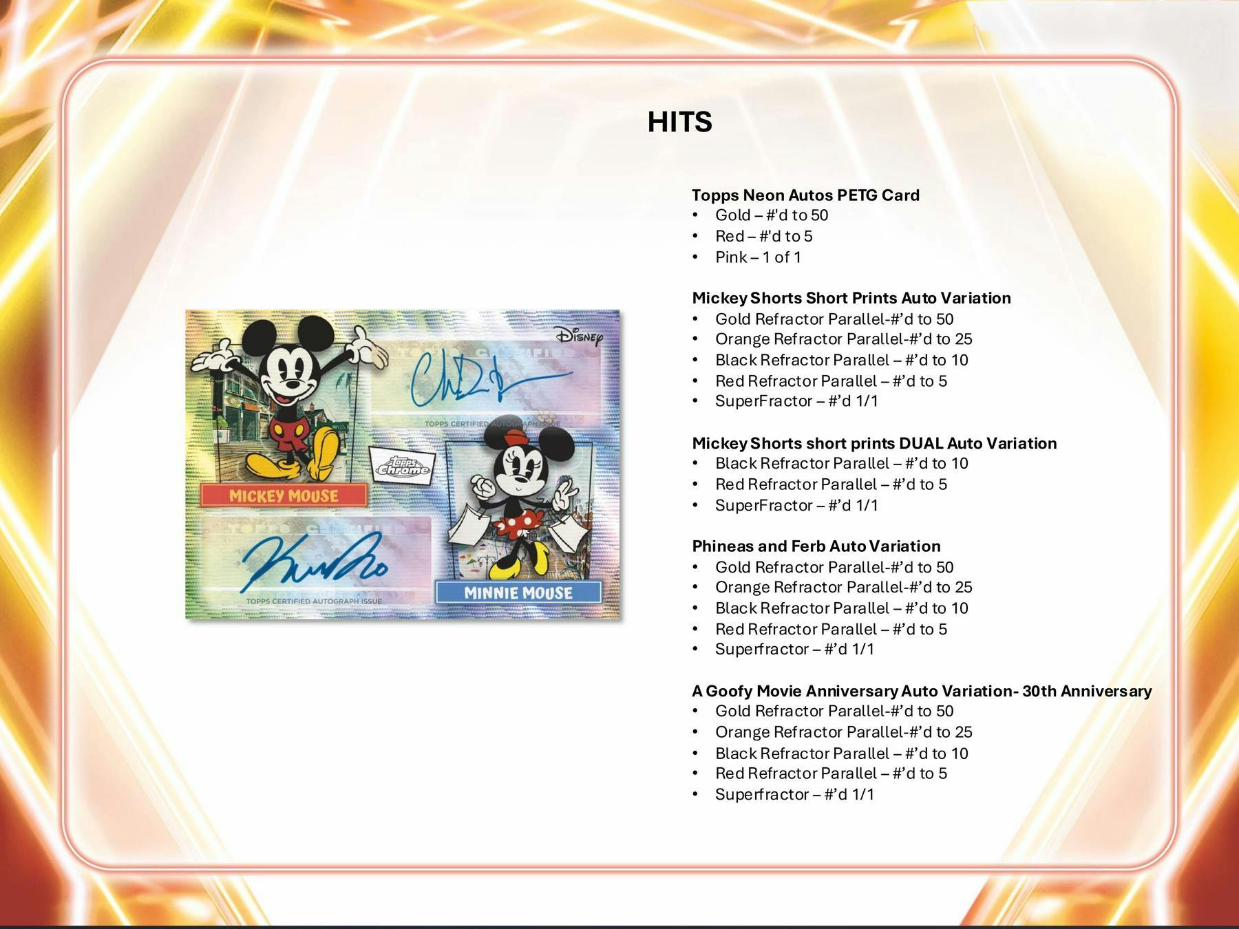 2026 Topps Disney Neon Blaster Box (Diamante) - Trading Cards