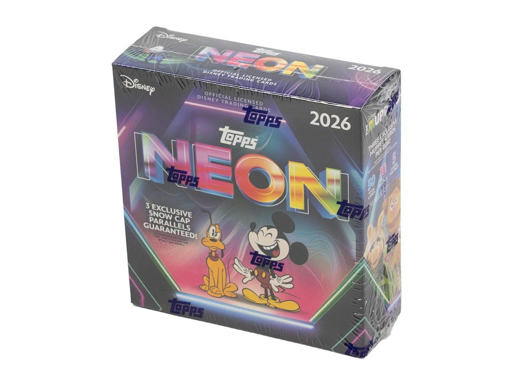 2026 Topps Disney Neon Mega Box (Snow Cap PETG & Muppets) - Trading Cards