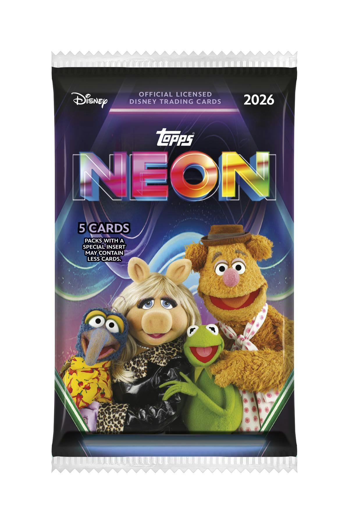 2026 Topps Disney Neon Mega Box (Snow Cap PETG & Muppets) - Trading Cards