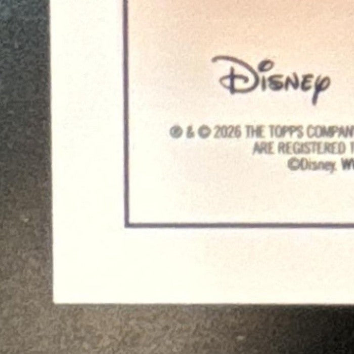 2026 Topps Disney Neon Mickey Mouse Shorts Short Prints Orange Wave /25 - Non-Sports Cards