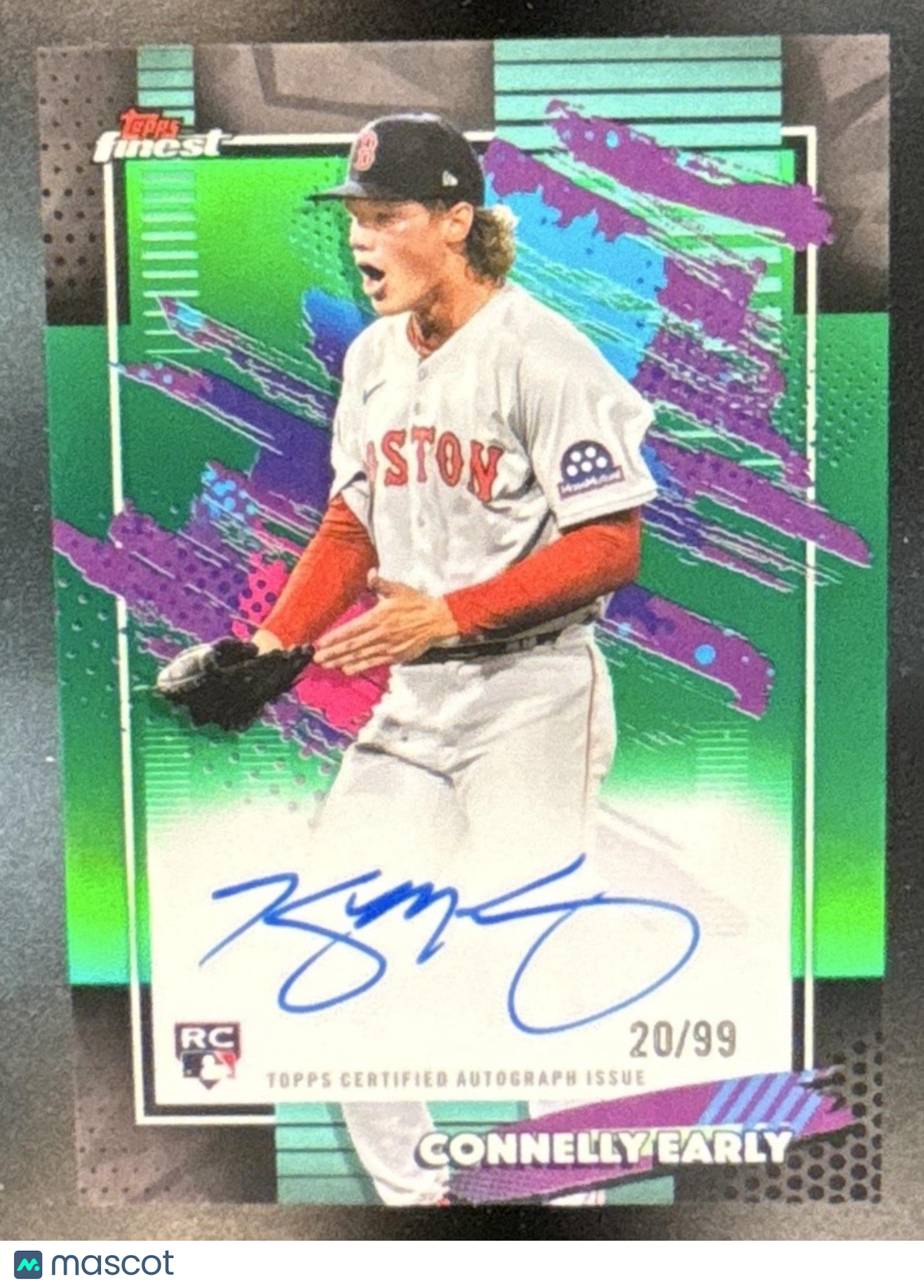 2026 Topps Finest Connelly Early Auto Green /99 #FA-CE RC Boston Red Sox - Sports Cards