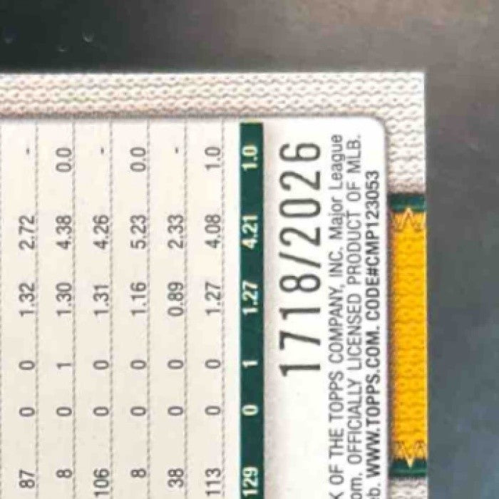 2026 Topps Jacob Lopez Gold /2026 #76 Athletics - Sports Cards