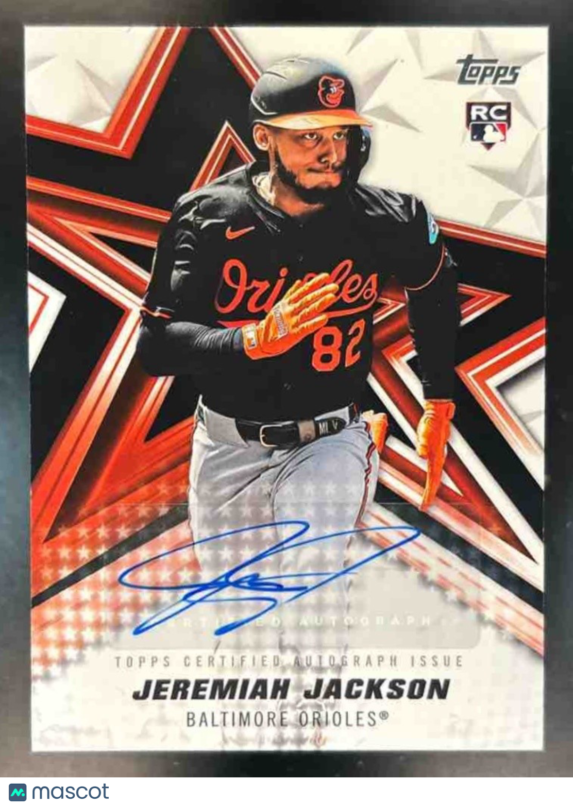 2026 Topps Jeremiah Jackson Baseball Stars Auto #BSA-JJA RC Baltimore Orioles - Sports Cards