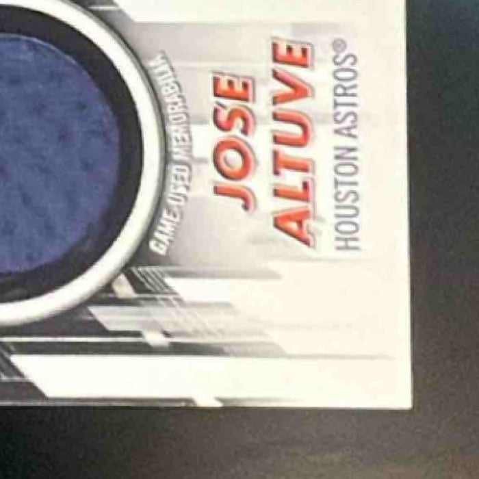 2026 Topps Jose Altuve City Connect Swatch Auto Relic 75/99 MEM Houston Astros - Sports Cards