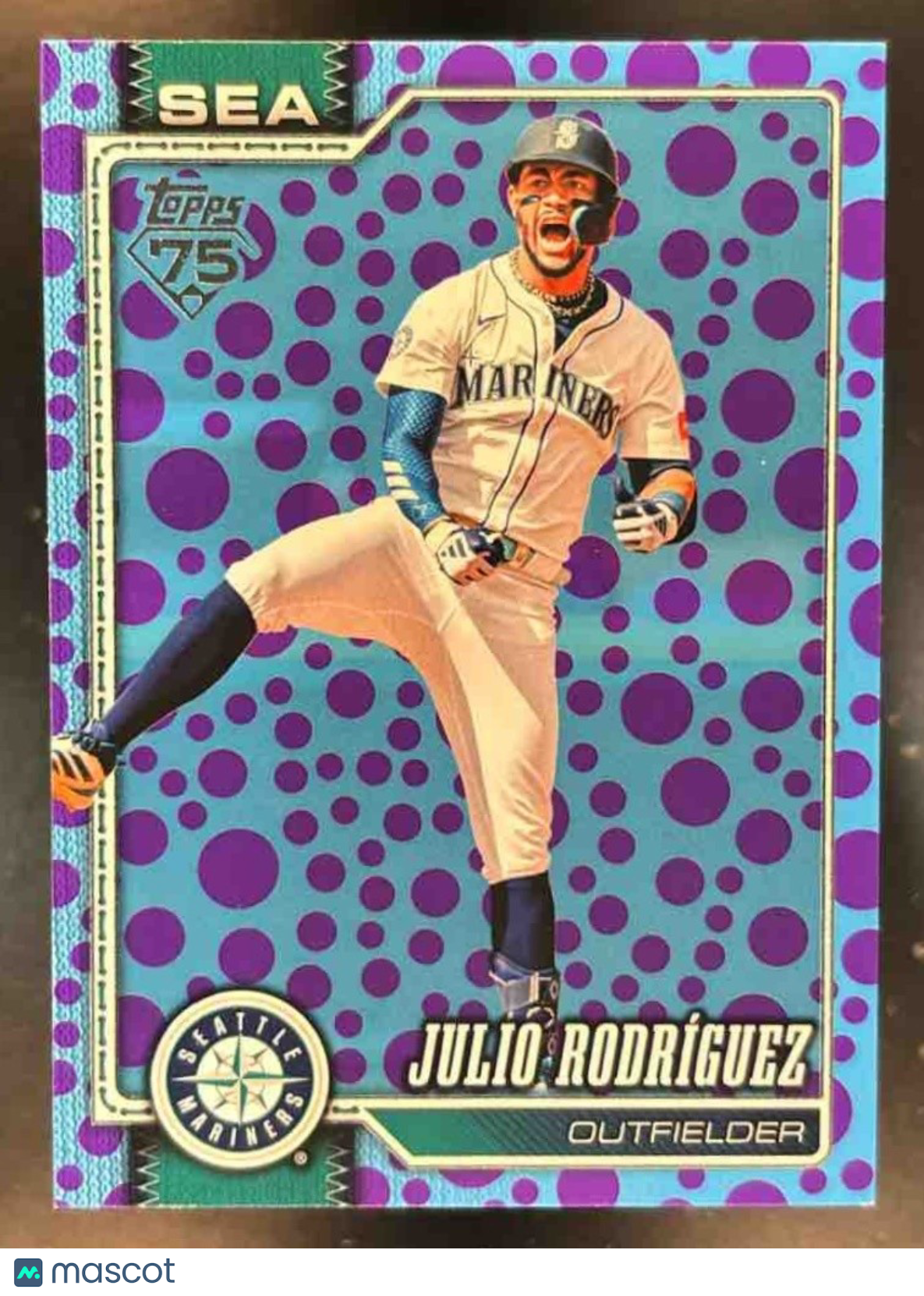 2026 Topps Julio Rodriguez Holiday Polka Dots #146 Seattle Mariners - Sports Cards