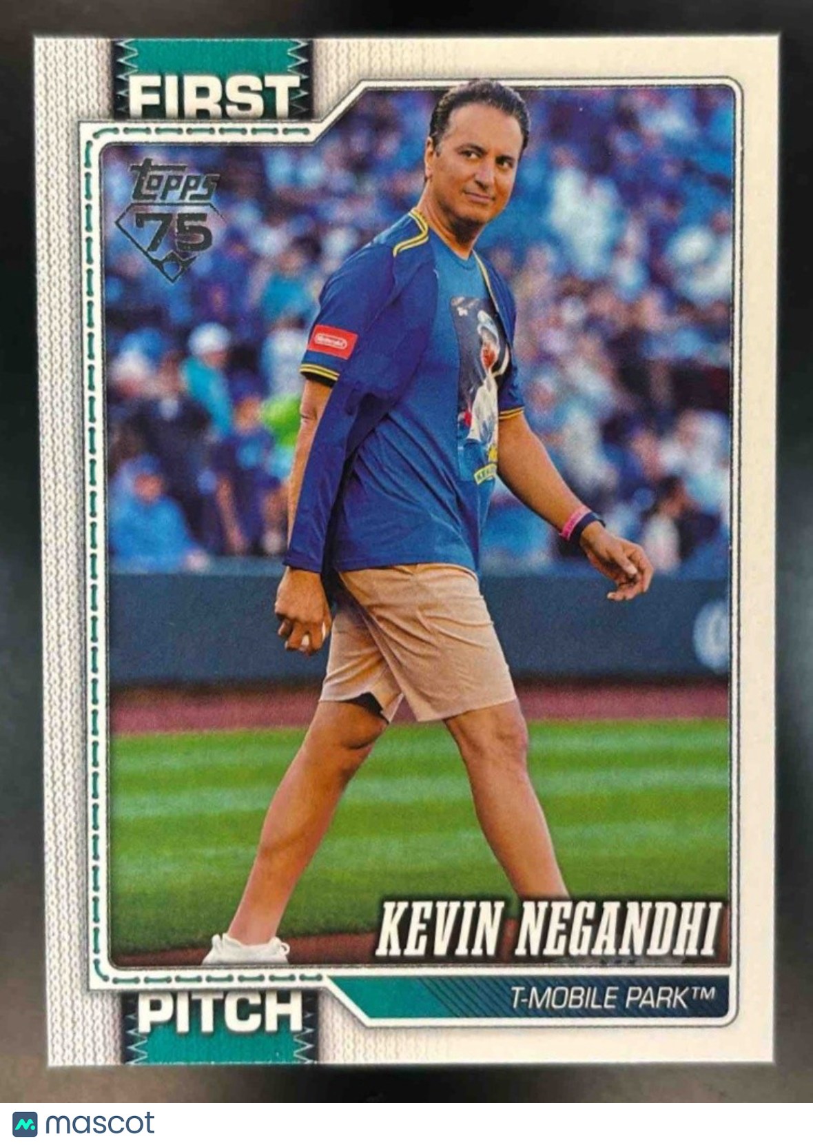 2026 Topps Kevin Negandhi First Pitch #FP-4 Seattle Mariners - Sports Cards