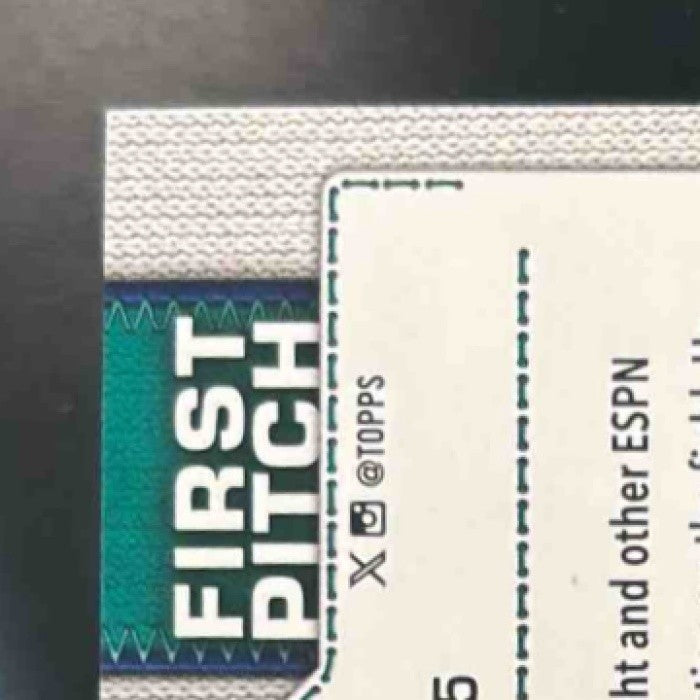 2026 Topps Kevin Negandhi First Pitch #FP-4 Seattle Mariners - Sports Cards