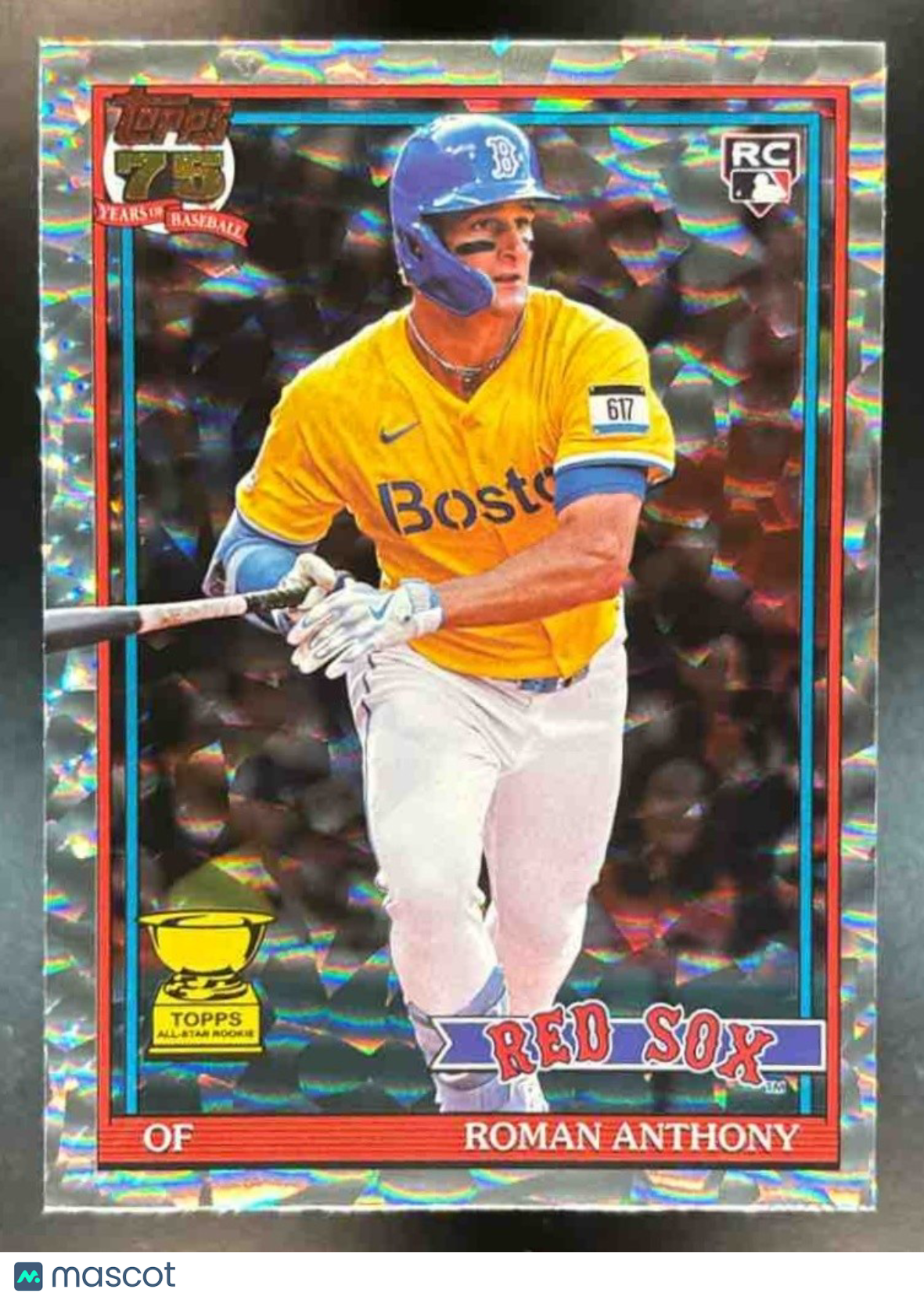 2026 Topps Roman Anthony 1991 Crackleboard Foil #T91-71 RC Boston Red Sox - Sports Cards