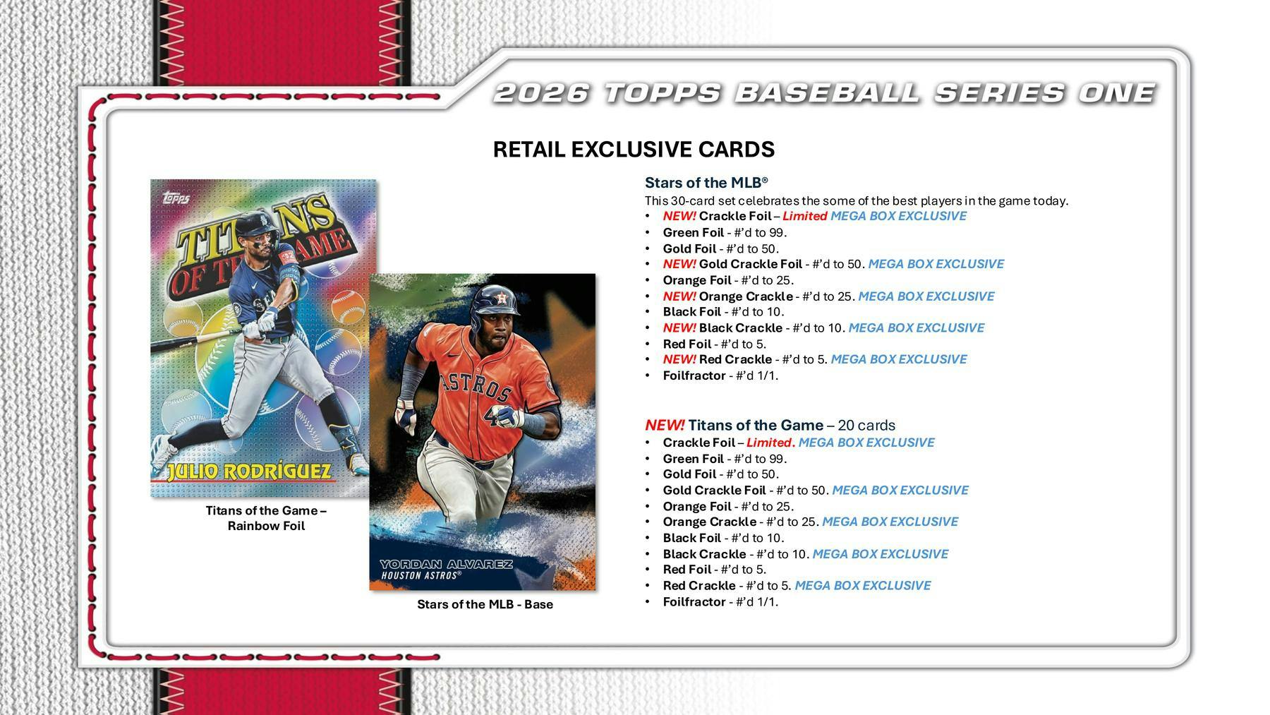 2026 Topps Series 1 Baseball 6-Pack Blaster Box - MLB Blaster Box