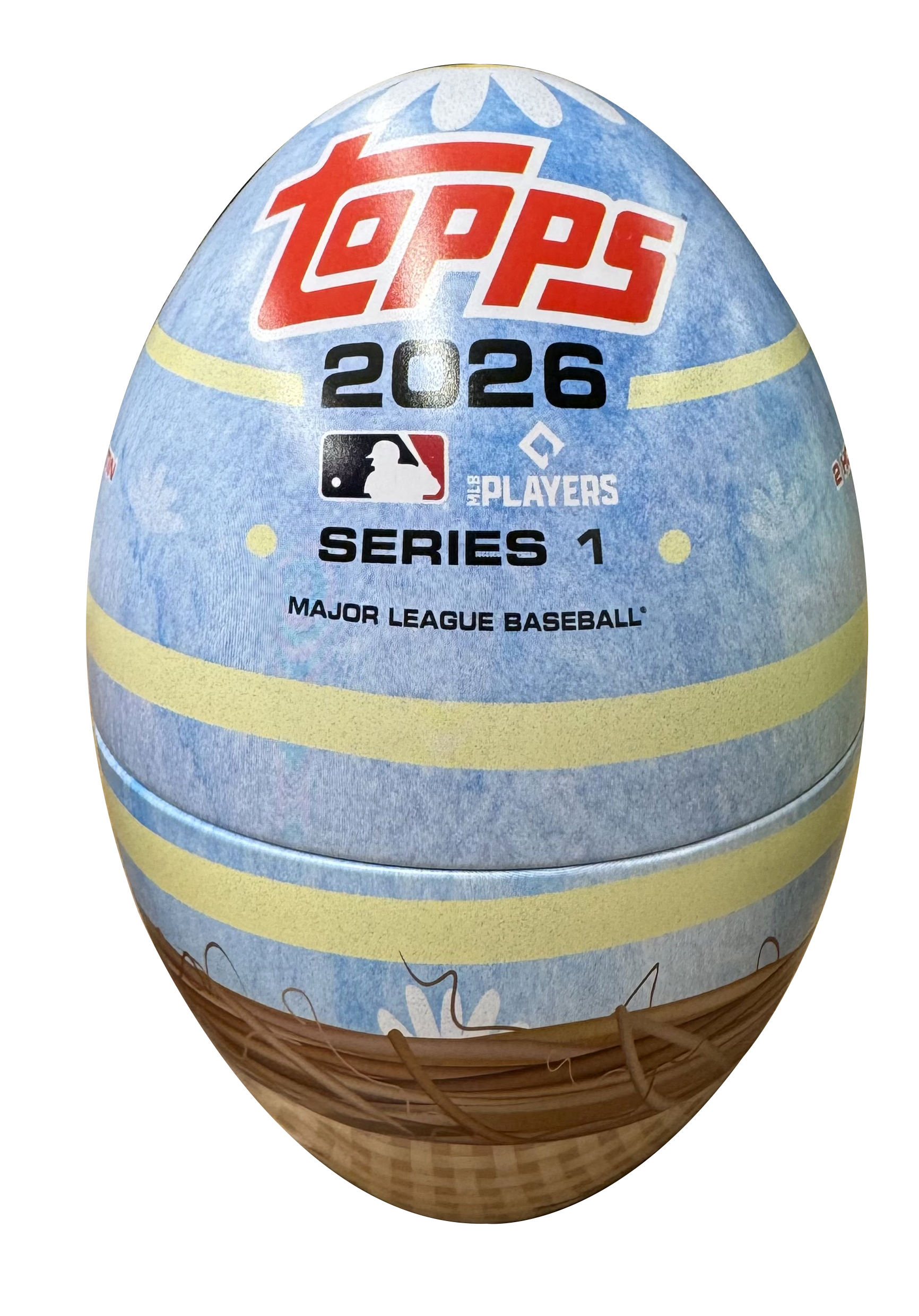 2026 Topps Series 1 Baseball Easter Egg Tin (Collect All 3 Tins) - Blue Egg - MLB Blaster Box