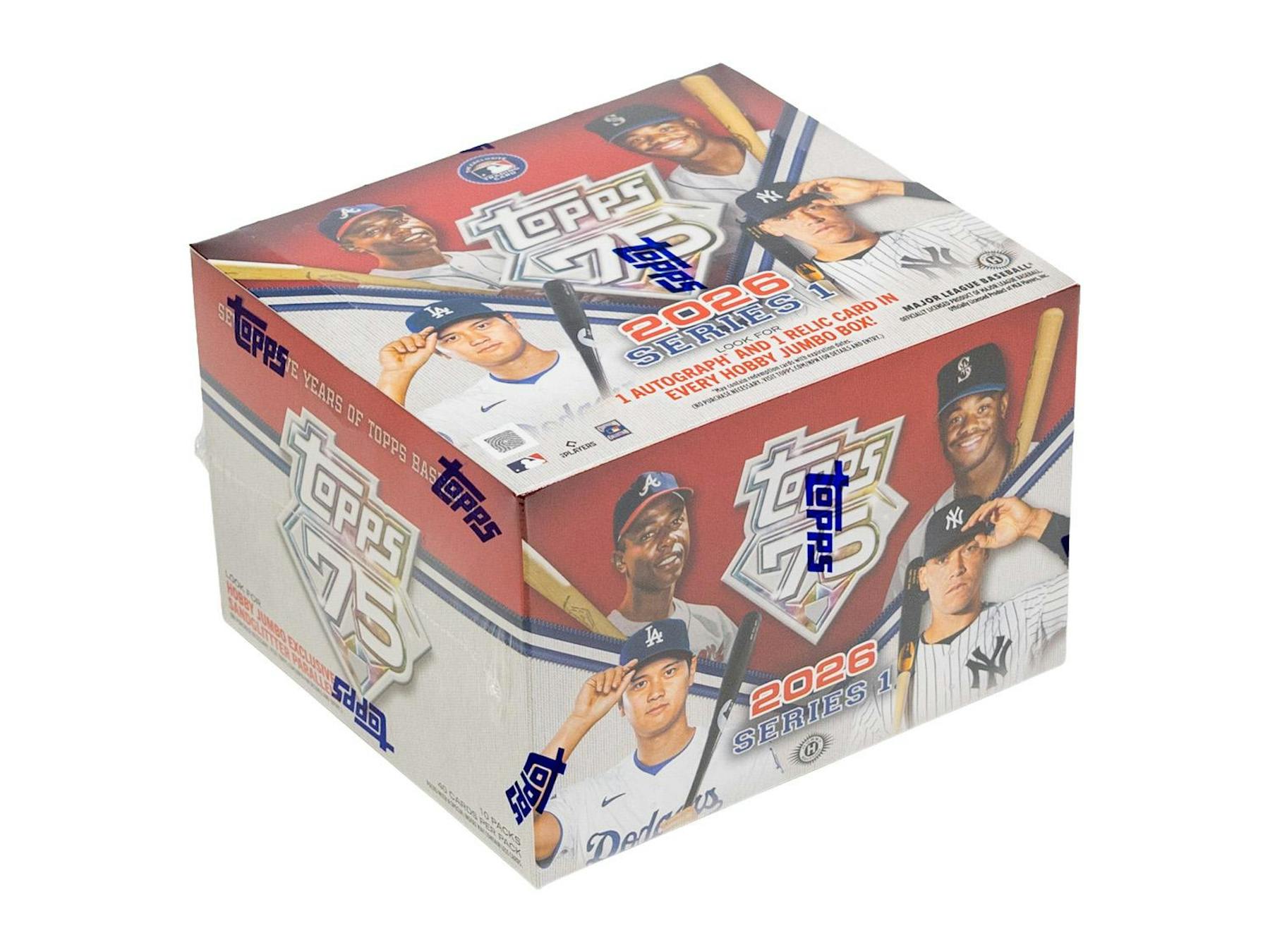 2026 Topps Series 1 Baseball Hobby Jumbo Box (1 Auto and 1 Relic) 2 Promo Packs FEB 11th - MLB Hobby Box