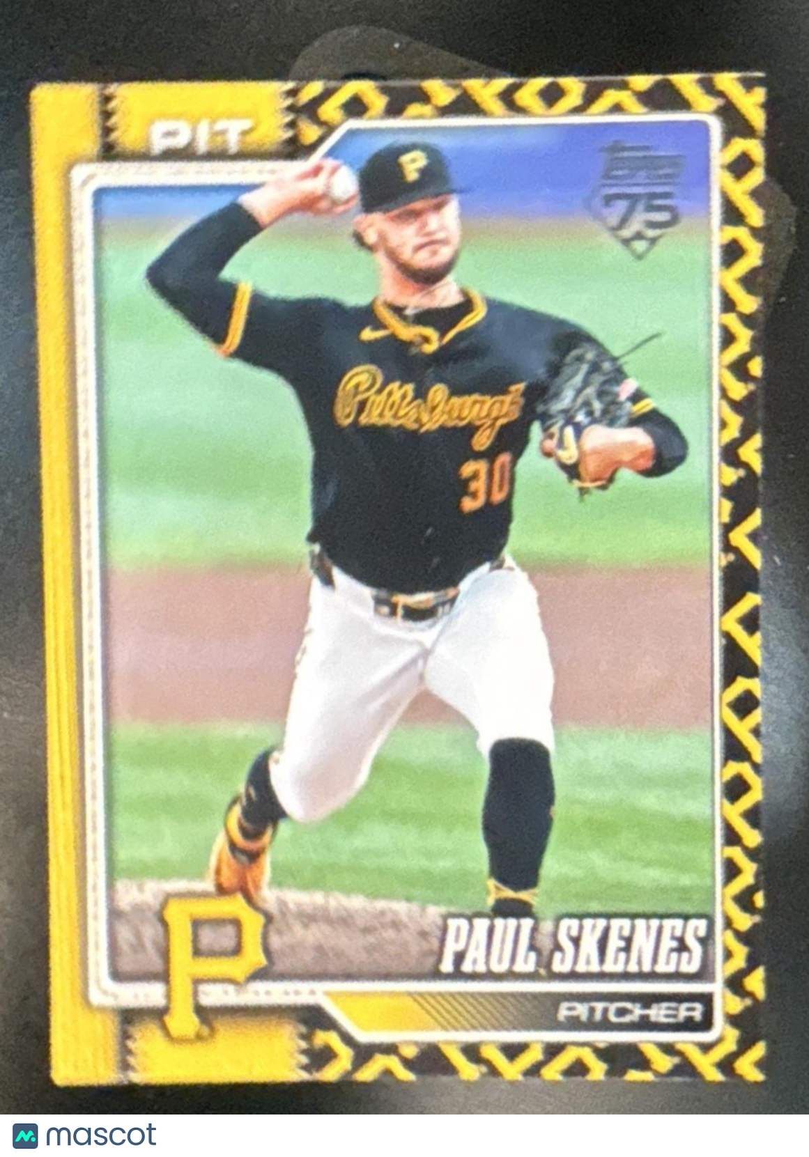 2026 Topps Series 1 Paul Skenes Team Color Border #100 Pittsburgh Pirates - Sports Cards
