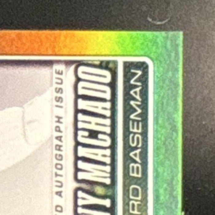 2026 Topps Series 2 Manny Machado Real One Auto Gold /50 #614 San Diego Padres - Sports Cards