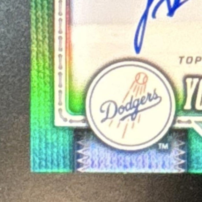 2026 Topps Series 2 Yoshinobu Yamamoto Real One Auto Green /99 Dodgers - Sports Cards