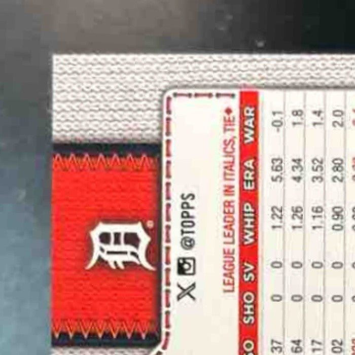 2026 Topps Tarik Skubal Team Color Border Variation SP #300 Tigers - Sports Cards
