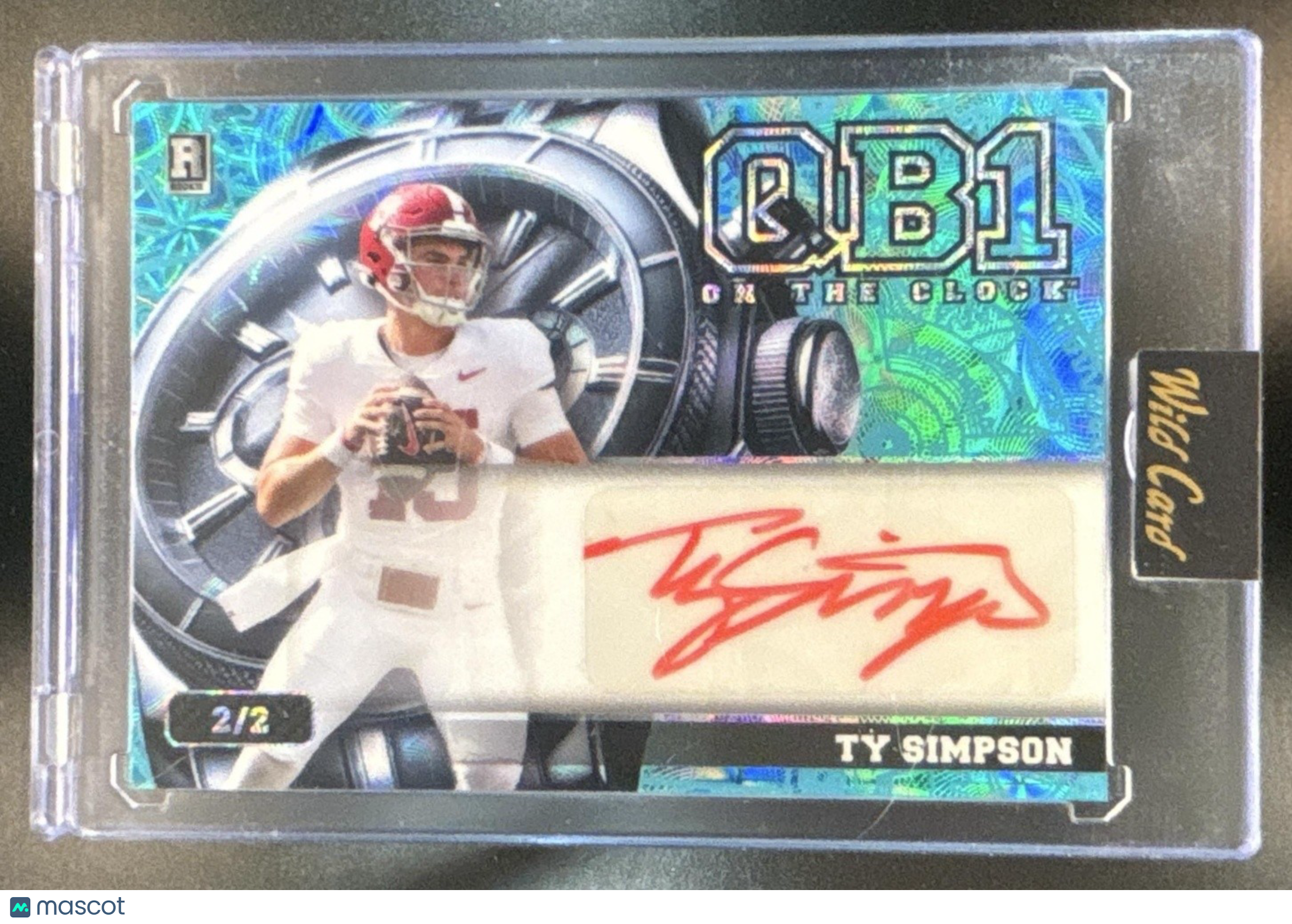 2026 Wild Card QB1 On The Clock Ty Simpson Auto 2/2 - Sports Cards